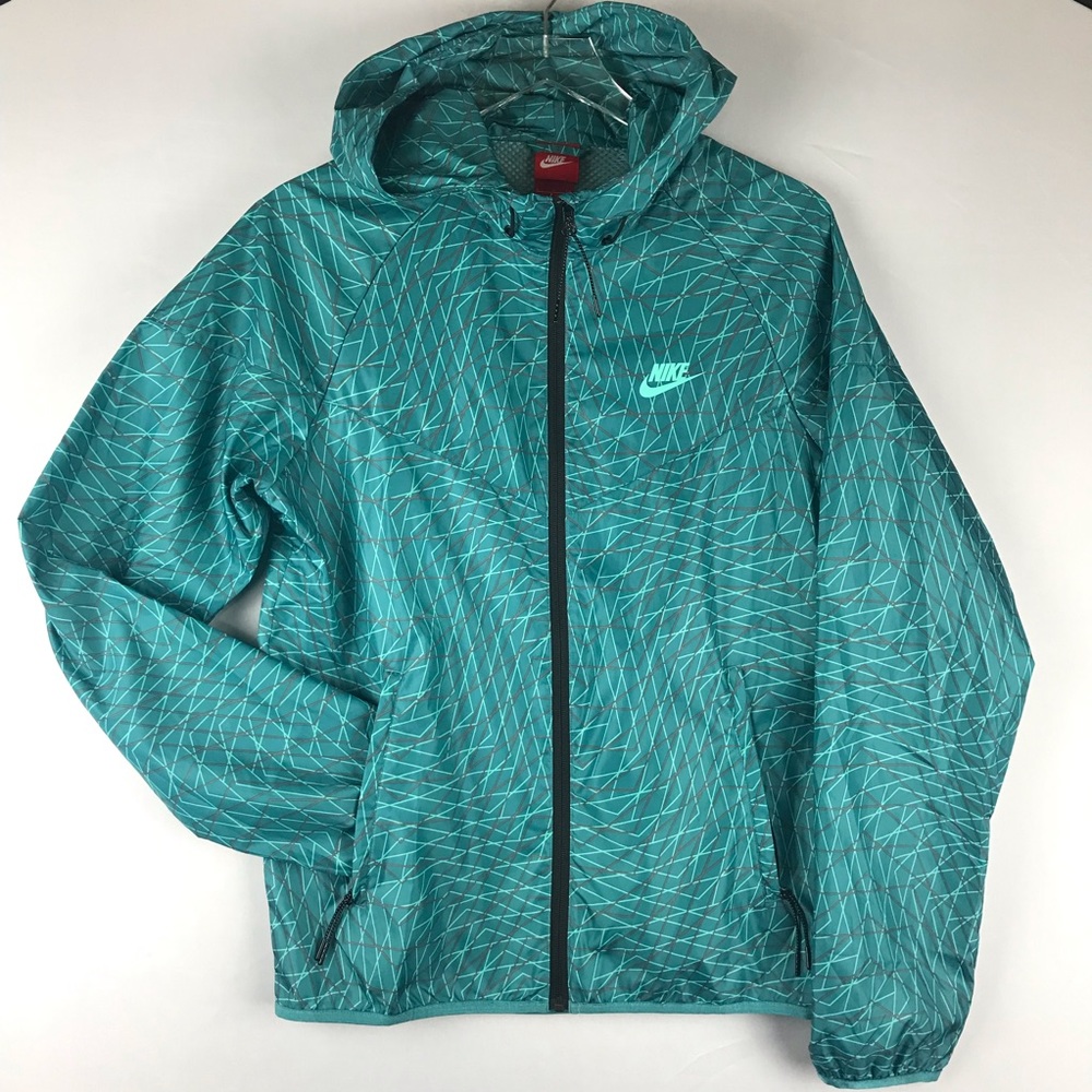 Nike Geometric Print Windrunner Jacket S